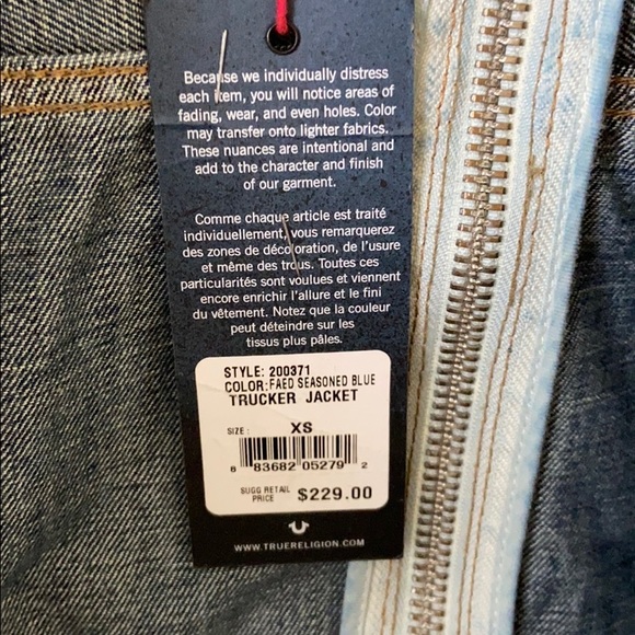 True Religion Jean Trucker Jacket - Picture 2 of 3